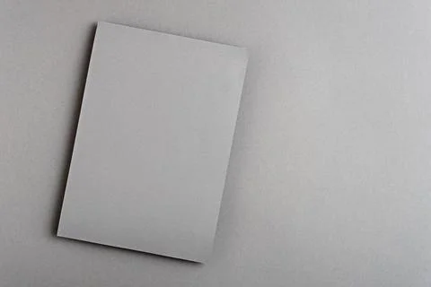 Template concept, blank layout on ultimate gray background, copy space, mocku Stock Photos