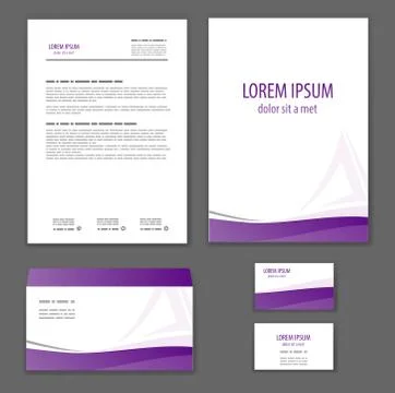 Template corporate style Stock Illustration