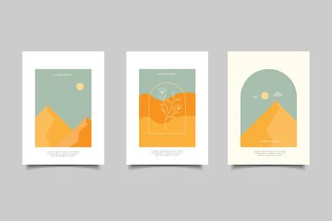 Template cover design Stock Illustration