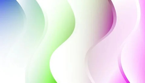 Template Creative Background With Curves Lines. For Cover Page, Landing Page, Stock Illustration