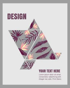 Template design Brochure Abstract Background Stock Illustration