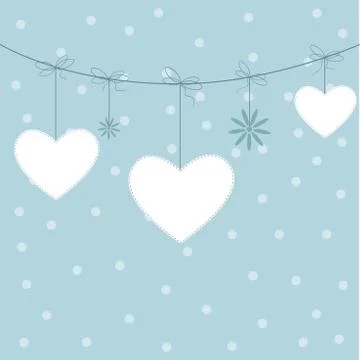 Template design for greeting card Stock Illustration