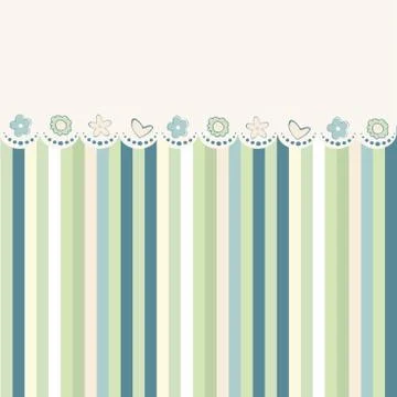 Template design for greeting card Stock Illustration
