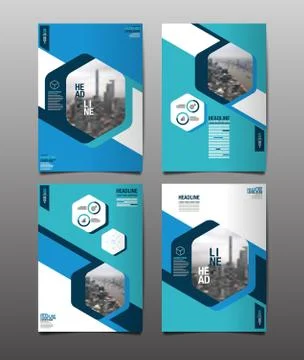 Template design Layout ,Brochure , Flyer , Geometric. Stock Illustration