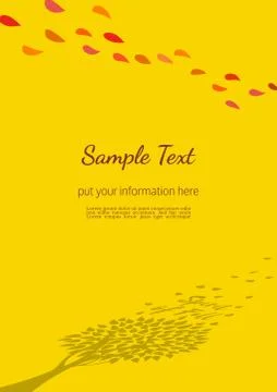 Template Design Poster Stock Illustration