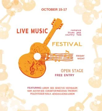 Template Design Poster Stock Illustration