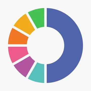 Template for diagram,graph,presentation and chart vector. 스톡 일러스트