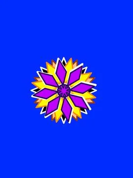 Template floral logo イラスト素材