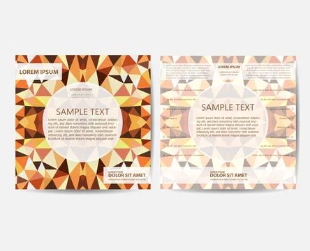 Template flyer Stock Illustration