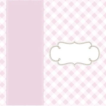 Template frame design for greeting card Stock Illustration
