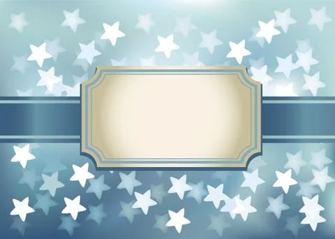 Template frame design for Invitation Stock-Illustration
