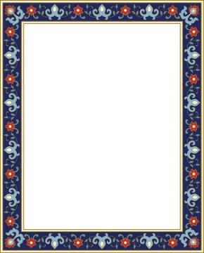 Template for frame. Stock Illustration