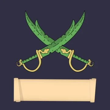 Template of Game Character, Class. Rogue, Thief, Knave Classes. Vector. Stock Illustration