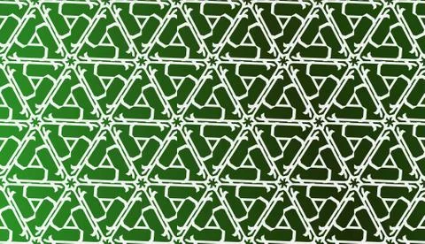 Template With Geometric Pattern. Vector Illustration. Triangles Style. Colorf Illustrazione stock