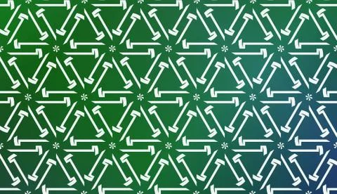 Template With Geometric Pattern. Vector Illustration. Triangles Style. Colorf イラスト素材