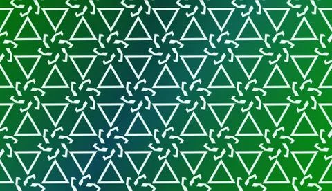 Template With Geometric Pattern. Vector Illustration. Triangles Style. Colorf Stock Illustration