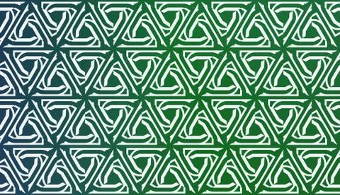 Template With Geometric Pattern. Vector Illustration. Triangles Style. Colorf 库存插图