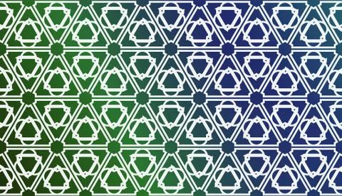 Template With Geometric Pattern. Vector Illustration. Triangles Style. Colorf 库存插图