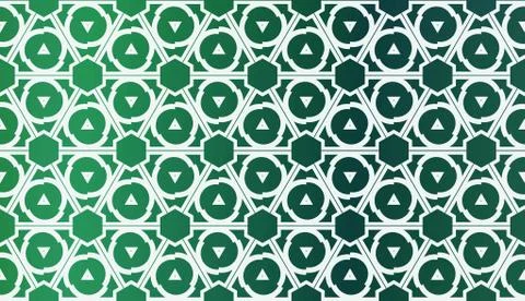 Template With Geometric Pattern. Vector Illustration. Triangles Style. Colorf Illustrazione stock