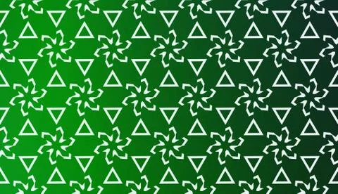 Template With Geometric Pattern. Vector Illustration. Triangles Style. Colorf Illustrazione stock