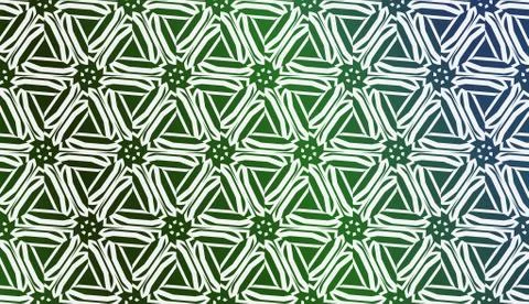 Template With Geometric Pattern. Vector Illustration. Triangles Style. Colorf 库存插图