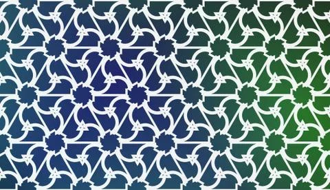 Template With Geometric Pattern. Vector Illustration. Triangles Style. Colorf Stock Illustration