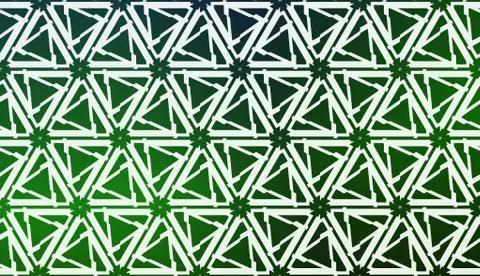 Template With Geometric Pattern. Vector Illustration. Triangles Style. Colorf Illustrazione stock