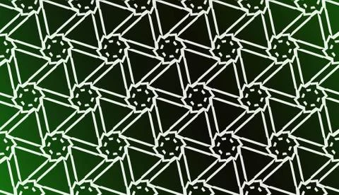 Template With Geometric Pattern. Vector Illustration. Triangles Style. Colorf Illustrazione stock