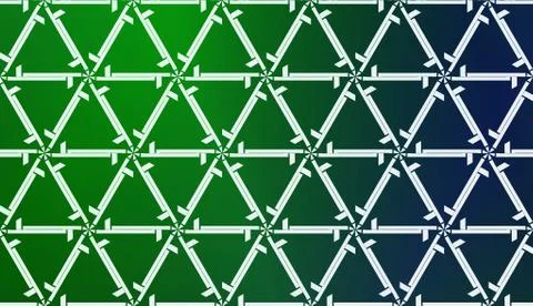 Template With Geometric Pattern. Vector Illustration. Triangles Style. Colorf 库存插图