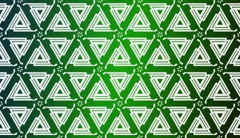 Template With Geometric Pattern. Vector Illustration. Triangles Style. Colorf Illustrazione stock