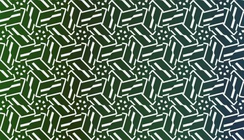 Template With Geometric Pattern. Vector Illustration. Triangles Style. Colorf Illustrazione stock