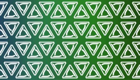 Template With Geometric Pattern. Vector Illustration. Triangles Style. Colorf Illustrazione stock