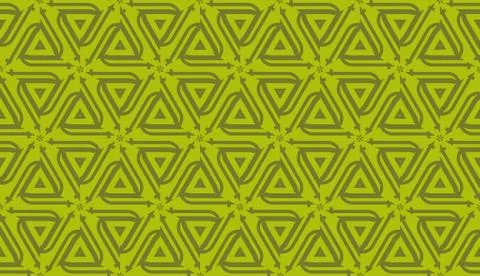 Template with geometric pattern. Vector Seamless illustration. Triangles styl Stock Illustration