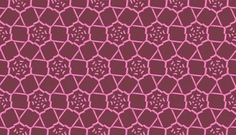 Template with geometric pattern. Vector Seamless illustration. Triangles styl Illustrazione stock