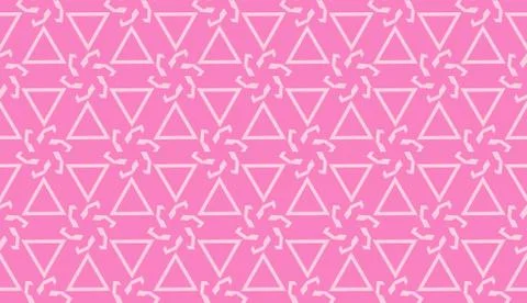 Template with geometric pattern. Vector Seamless illustration. Triangles styl 스톡 일러스트