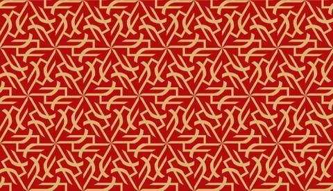 Template with geometric pattern. Vector Seamless illustration. Triangles styl Illustrazione stock