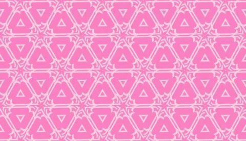 Template with geometric pattern. Vector Seamless illustration. Triangles styl Illustrazione stock