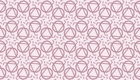 Template with geometric pattern. Vector Seamless illustration. Triangles styl Stock Illustration