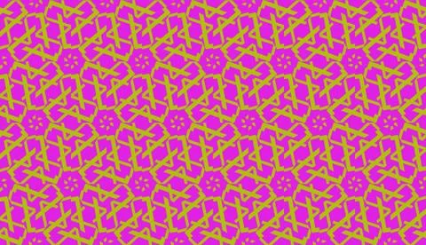 Template with geometric pattern. Vector Seamless illustration. Triangles styl Stock Illustration