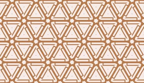 Template with geometric pattern. Vector Seamless illustration. Triangles styl Illustrazione stock