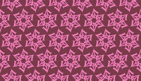 Template with geometric pattern. Vector Seamless illustration. Triangles styl Illustrazione stock