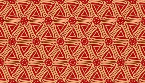 Template with geometric pattern. Vector Seamless illustration. Triangles styl イラスト素材