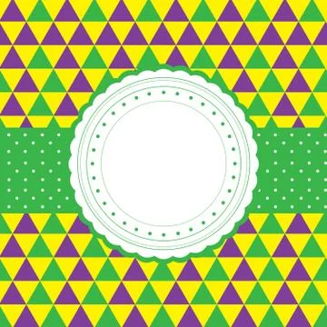 Template greeting card Stock Illustration