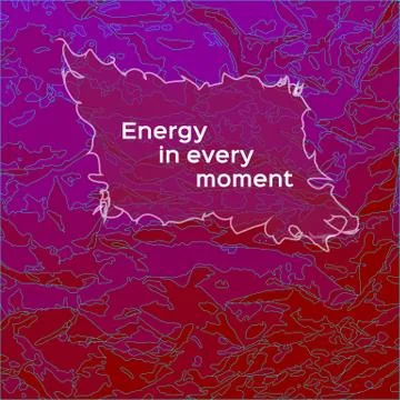 The template for the greeting cards Stock Illustration