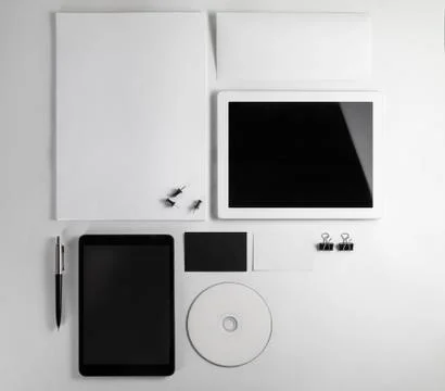 Template for id on light background Stock Photos