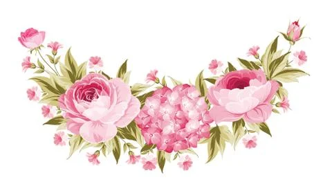 Template of invitation card Illustrazione stock