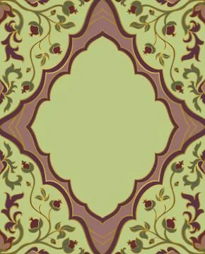 Template for invitation card. Stock Illustration