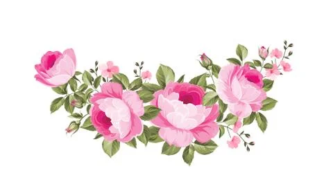 Template of invitation card. Stock Illustration