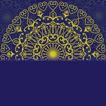 Template for invitation, greeting card. Stock Illustration