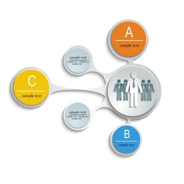 Template for the labels and graphics Stock Illustration